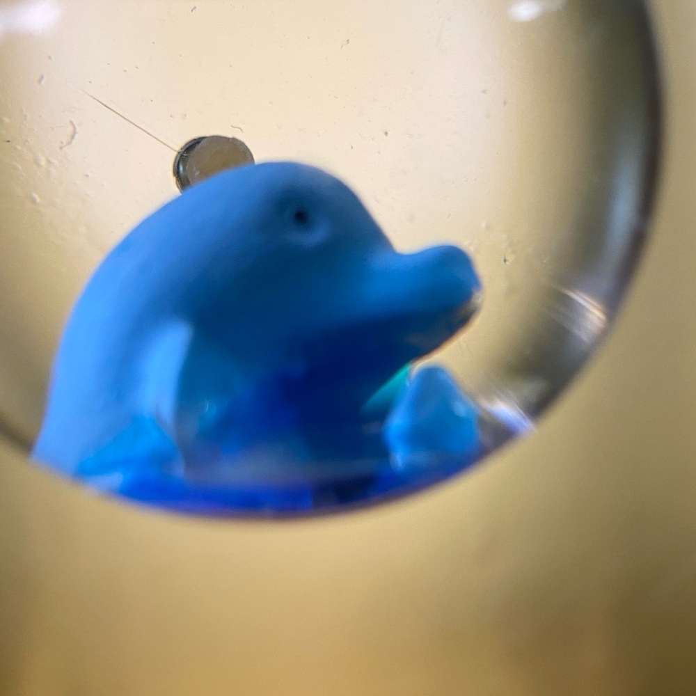Vintage 1990’s Keychain Bundle of 4 Dolphin Floating In A Sphere & Puzzle/Games - Picture 5 of 9